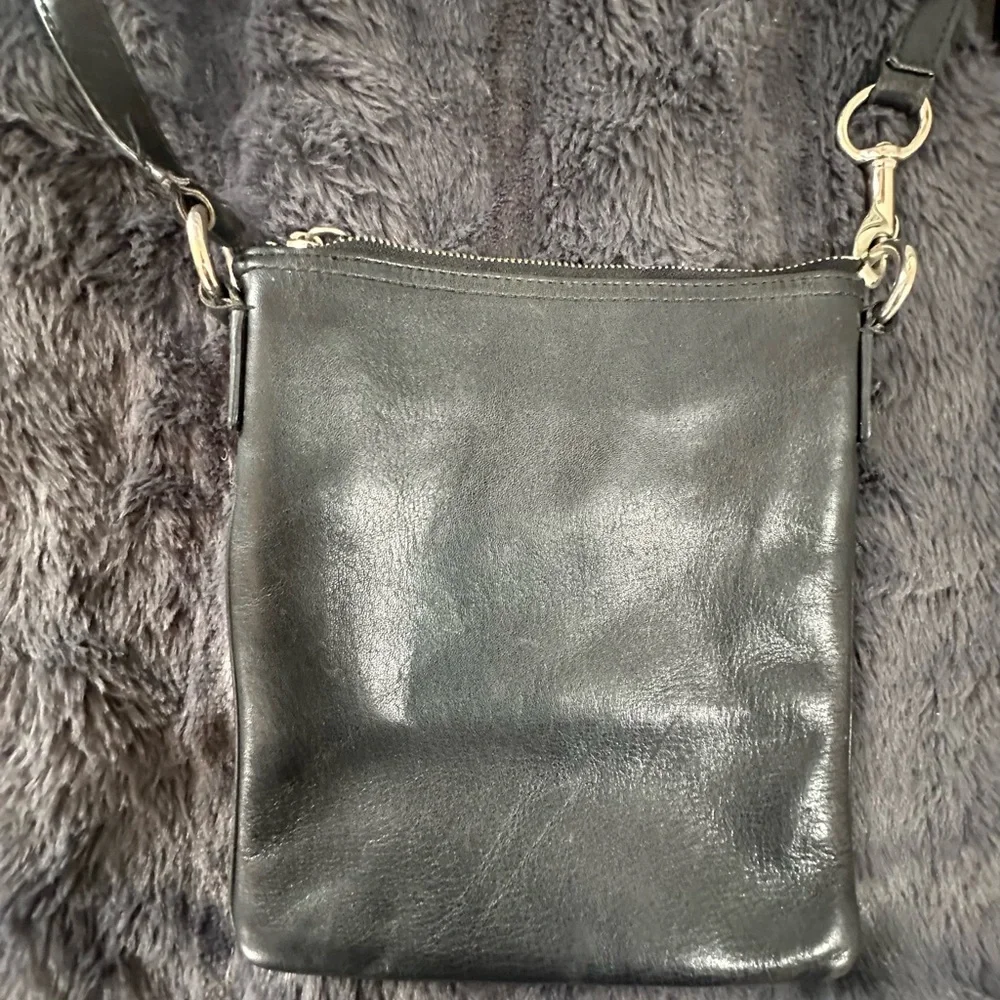 Coach Legacy Swingpack Crossbody in Black with Silver Hardware - Picture 4 of 13